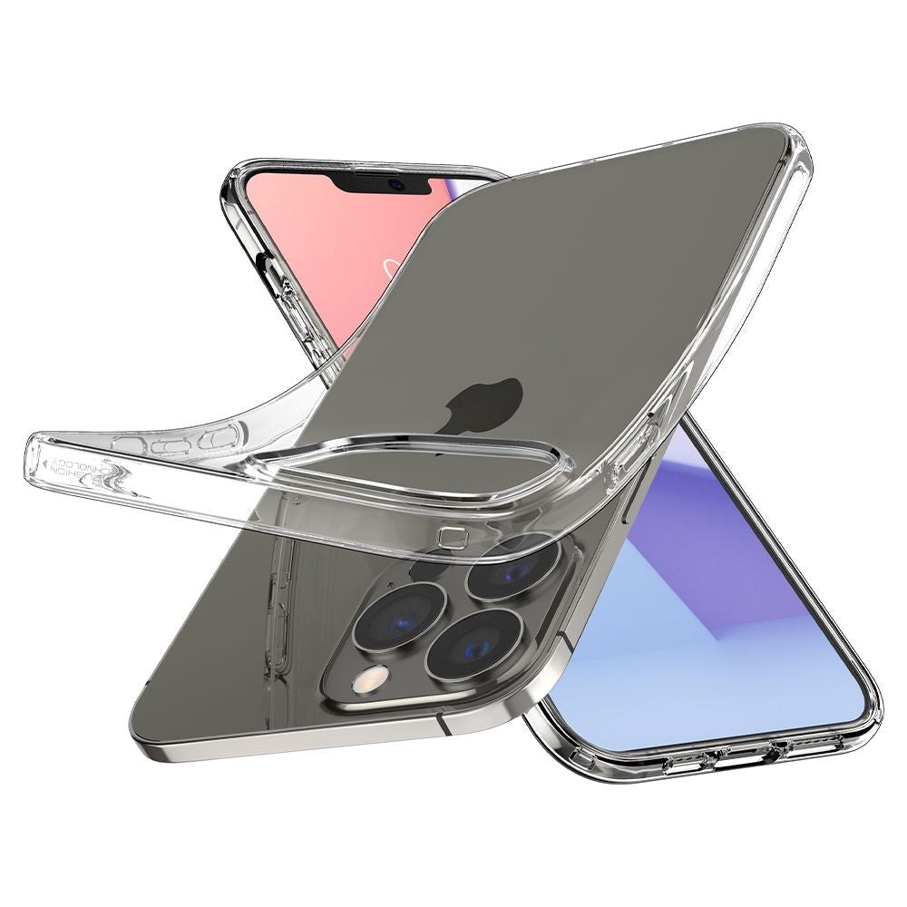 Spigen iPhone 13 Pro Max Liquid Crystal Cover - Gjennomsiktig