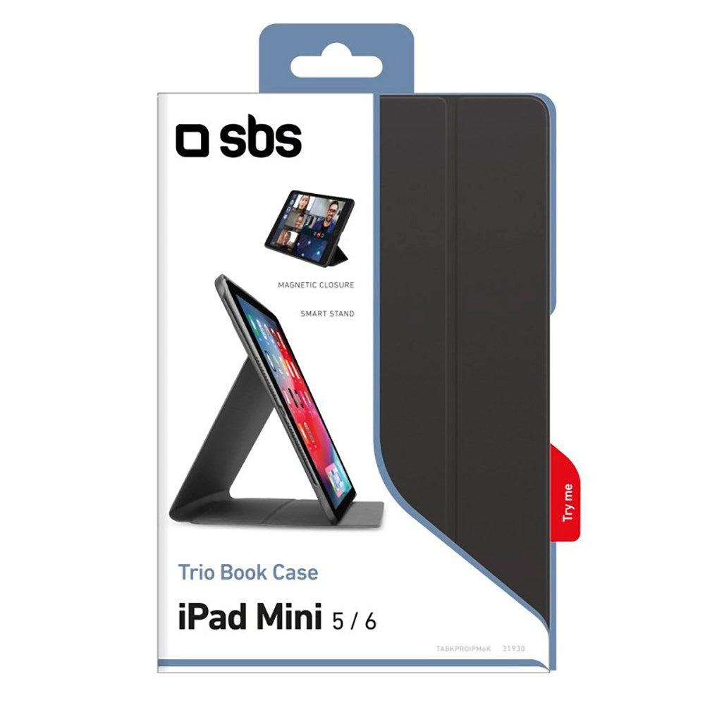 SBS iPad Mini (2024 / 2021) Book Pro-deksel - svart