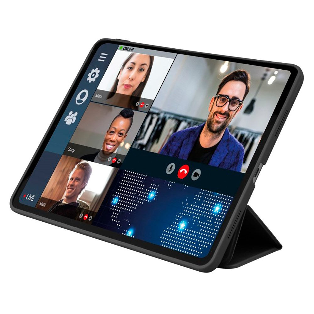 SBS iPad Pro 12,9" (2022 / 2021) Book Pro-deksel - svart