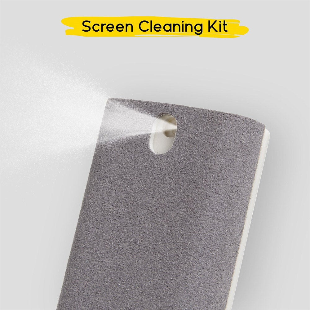doodroo Screen Cleaning Kit - Spray, mikrofiberklut og stativ
