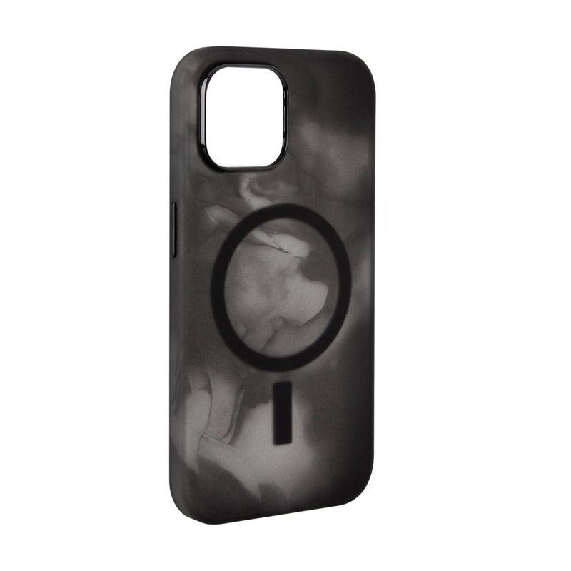 iPhone 15 Pro - Puro AQUA Fleksibelt Plastik Cover - MagSafe Kompatibel - Sort