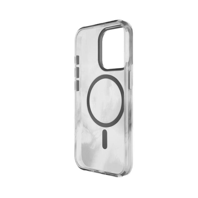 iPhone 15 Pro - Puro AQUA Fleksibelt Plastik Cover - MagSafe Kompatibel - Grå