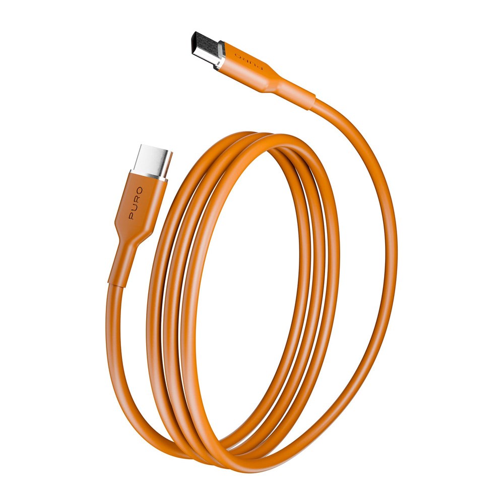 Puro ICON Kabel - USB-C til USB-C - 25W - 1.5m - Orange