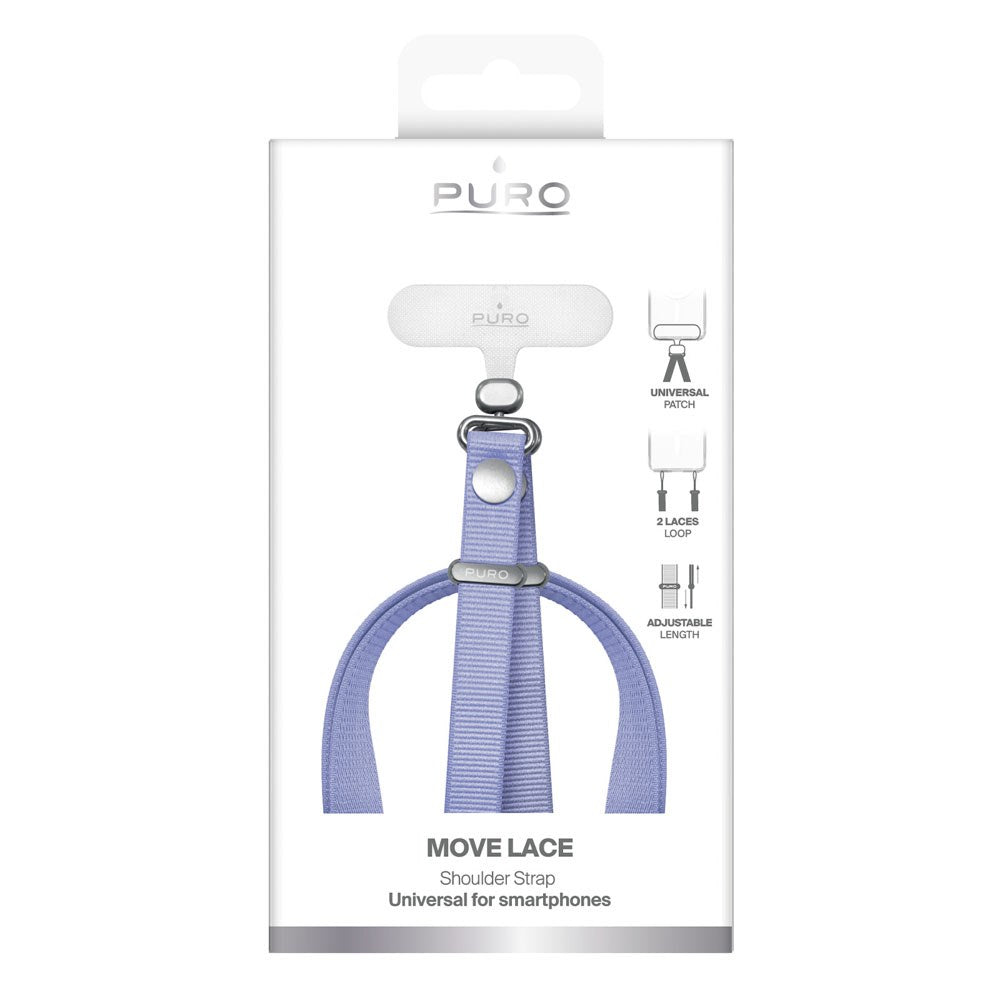Puro Move Lace Mobilstrop inkl. Indlægsplade - Lilla