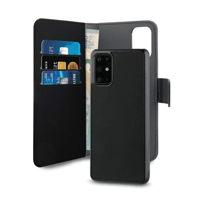 Huawei P40 deksel Puro Lommebok Avtagbar 2-i-1 Svart