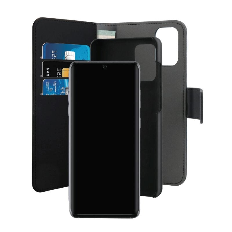 Huawei P40 deksel Puro Lommebok Avtagbar 2-i-1 Svart