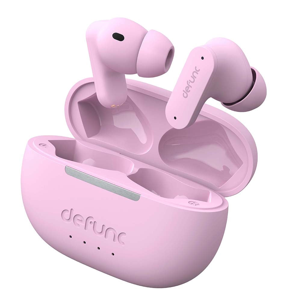 Defunc True ANC True Wireless In-Ear-hodetelefoner m. Trådløs lading - Rosa