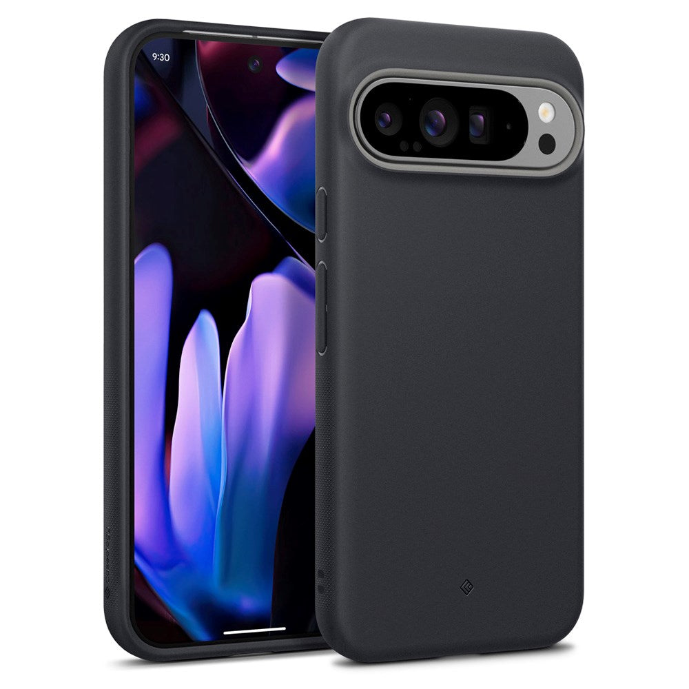 Google Pixel 9 Pro XL Spigen Caseology Nano Pop fleksibelt plastdeksel - svart / grå