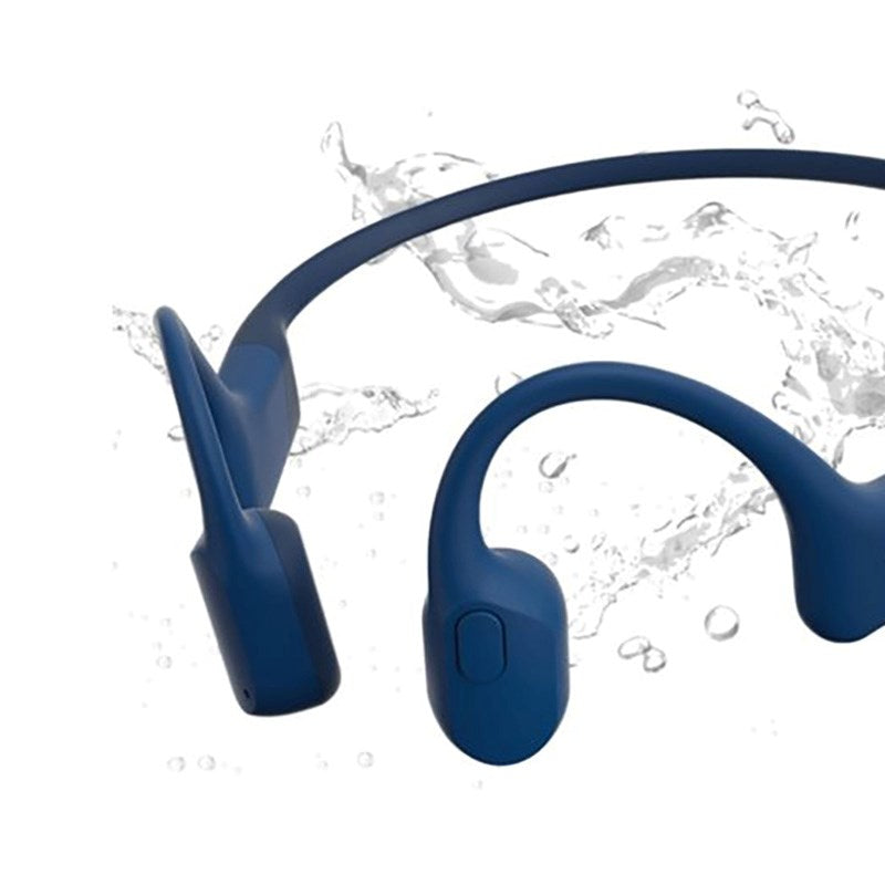 Shokz OpenRun - Trådløse sportshodetelefoner m. USB-C Lading - Blå