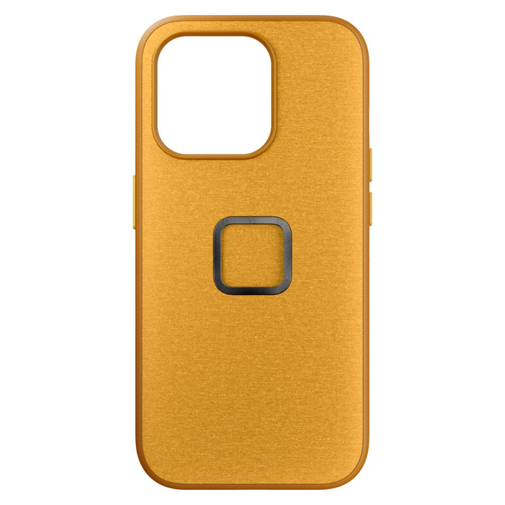 Peak Design iPhone 15 Pro Stoffdeksel V2 w. SlimLink-brakett - MagSafe-kompatibel - Sun