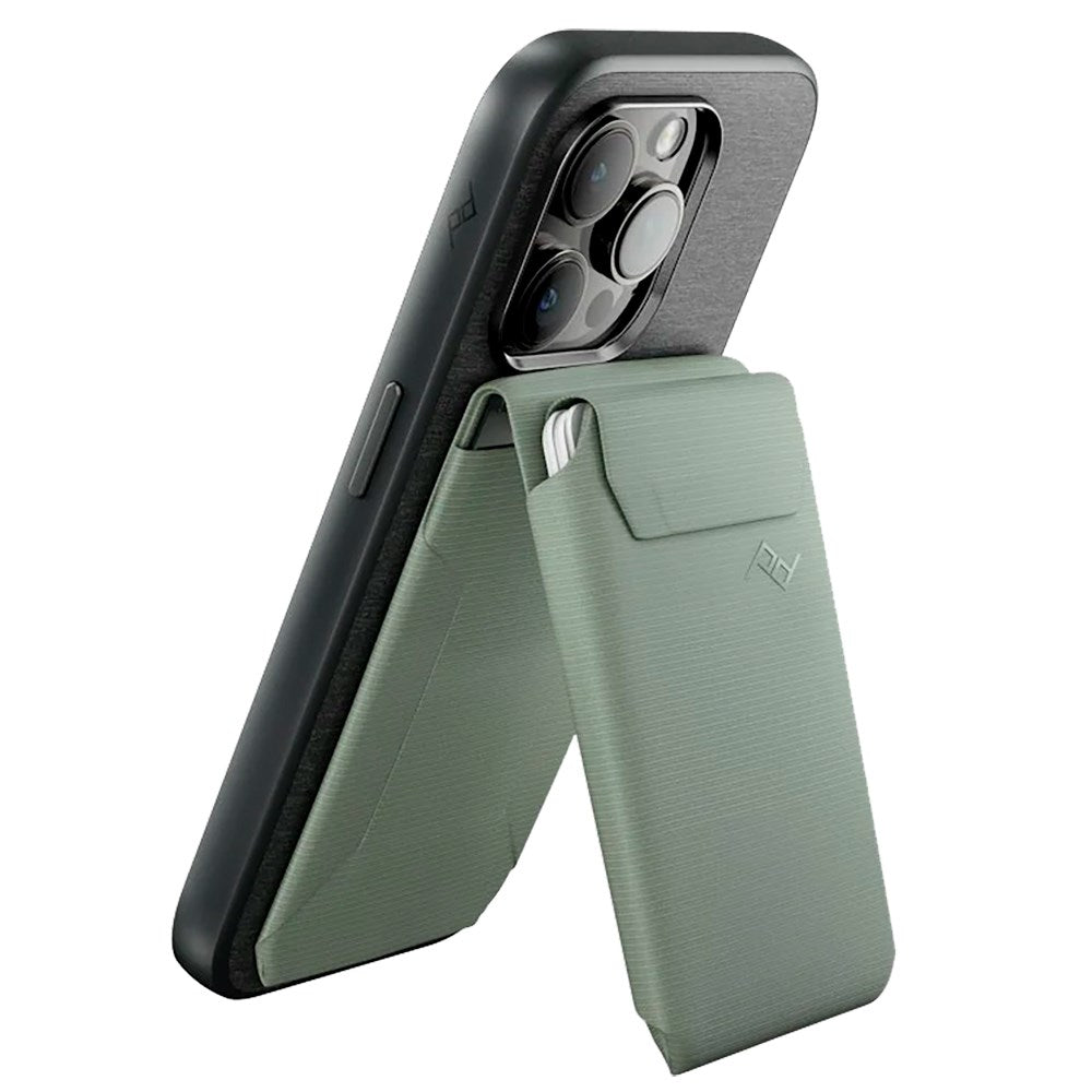 Magnetisk Kortholder til Mobil m. Ståfunktion - Peak Design - Sage