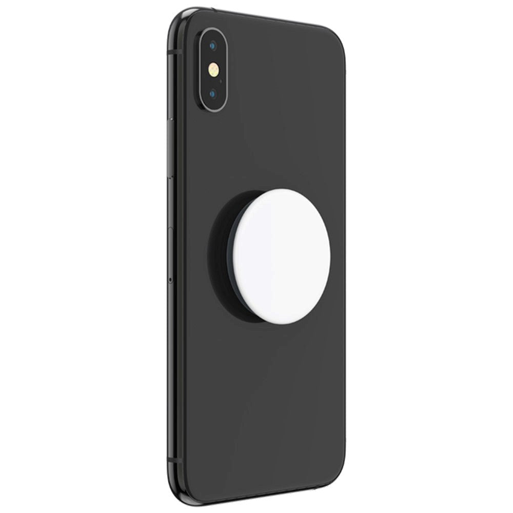 POPSOCKETS PopGrip Basic Hvit m. Stående funksjon
