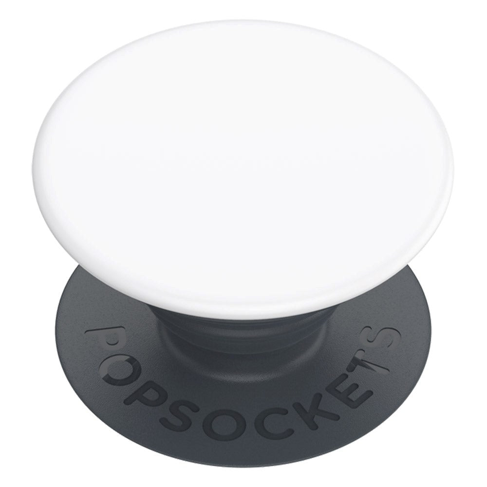 POPSOCKETS PopGrip Basic Hvit m. Stående funksjon