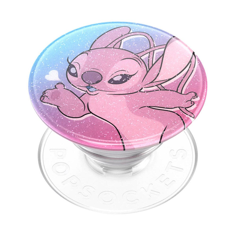 Lisensiert Angel Kisses Removable Grip m. Stativfunksjon - POPSOCKETS PopGrip