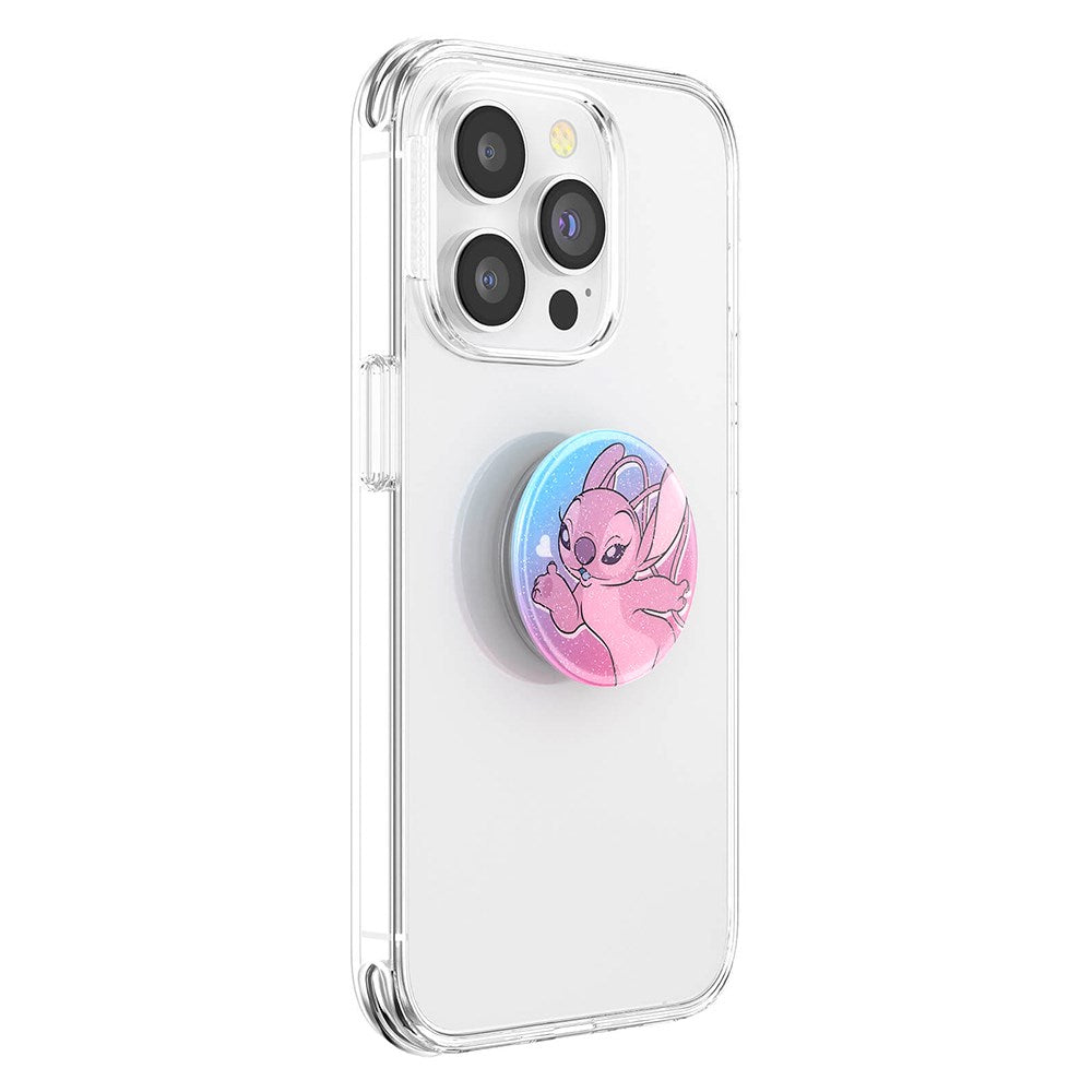 Lisensiert Angel Kisses Removable Grip m. Stativfunksjon - POPSOCKETS PopGrip