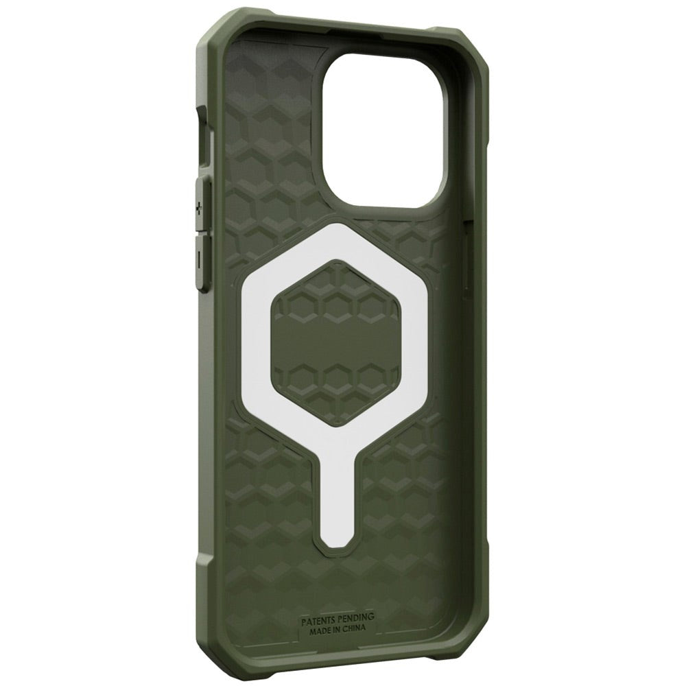 iPhone 15 Pro UAG ESSENTIAL ARMOR Series Bakdeksel - MagSafe-kompatibel - Oliven