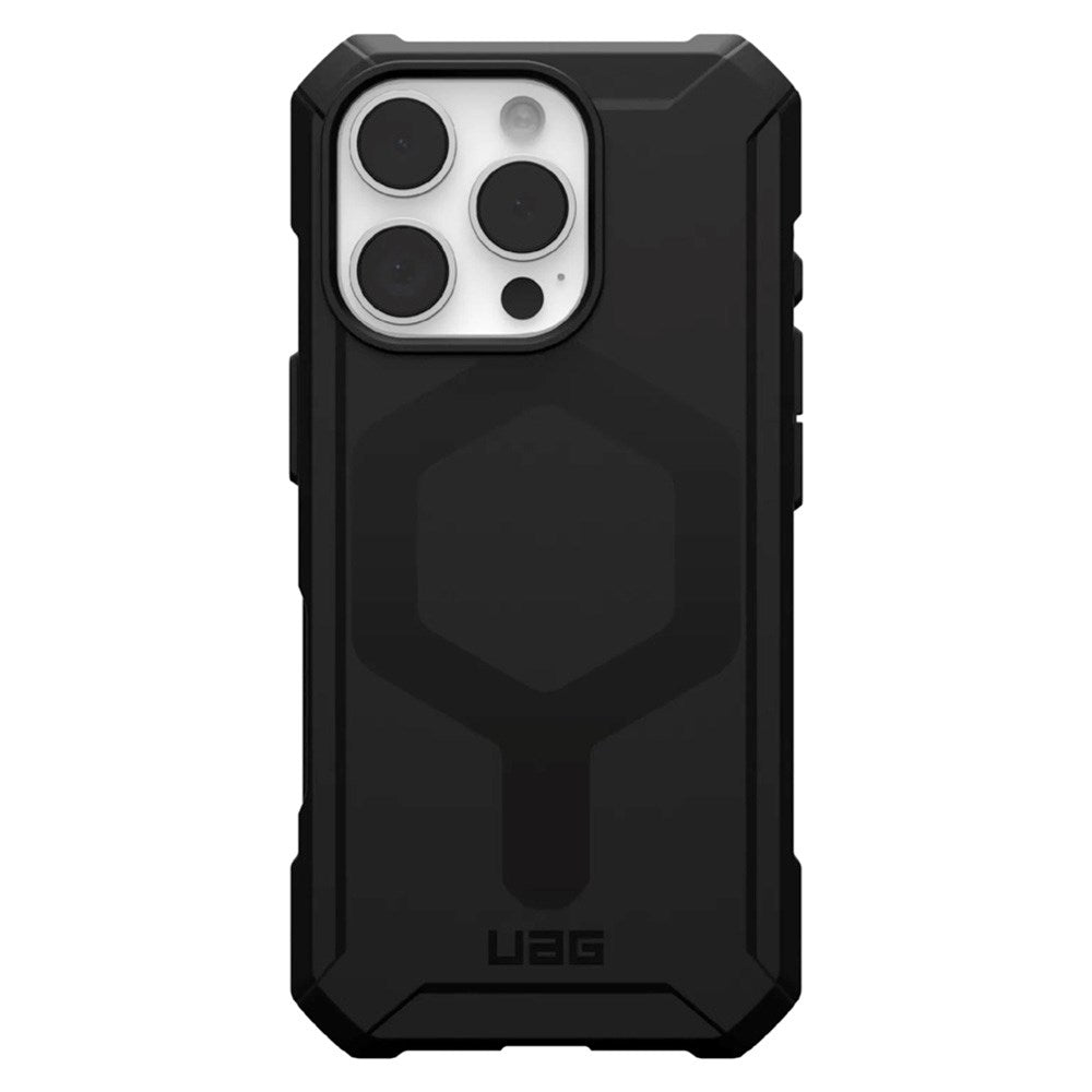 iPhone 16 Pro UAG ESSENTIAL ARMOR Series Bakdeksel - MagSafe-kompatibel - Svart
