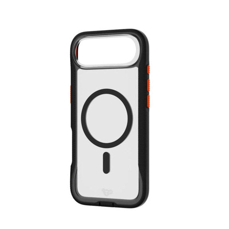 iPhone Air Tech21 EVO Pro Mobil Cover m. Strop - MagSafe Kompatibel - Gennemsigtig / Sort