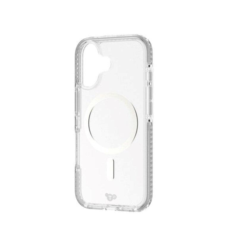 iPhone 17 Tech21 EVO Crystal Mobil Cover - MagSafe Kompatibel - Gennemsigtig / Sølv