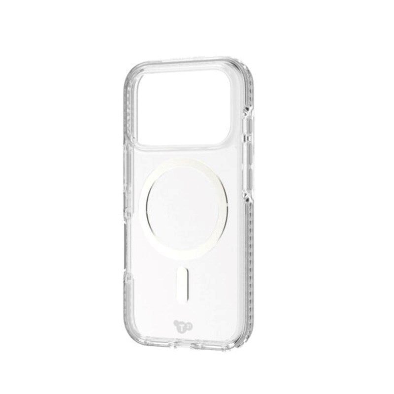iPhone 17 Pro Tech21 EVO Crystal Mobil Cover - MagSafe Kompatibel - Gennemsigtig / Sølv
