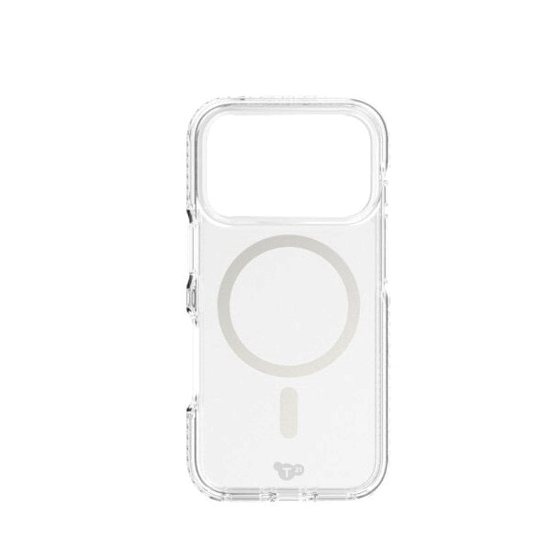 iPhone 17 Pro Tech21 EVO Crystal Mobil Cover - MagSafe Kompatibel - Gennemsigtig / Sølv