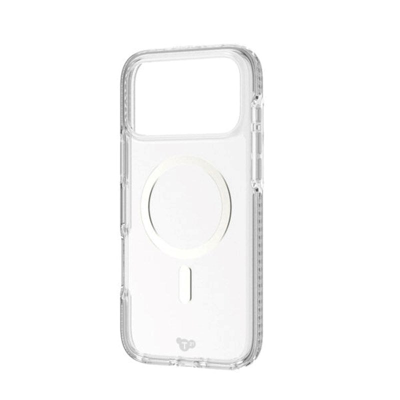 iPhone 17 Pro Max Tech21 EVO Crystal Mobil Cover - MagSafe Kompatibel - Gennemsigtig / Sølv