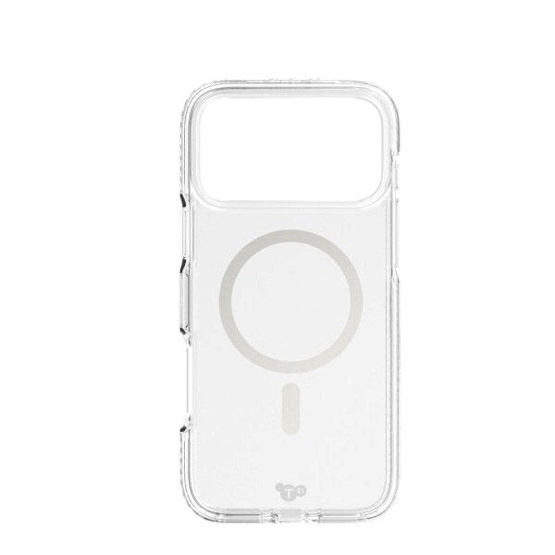 iPhone 17 Pro Max Tech21 EVO Crystal Mobil Cover - MagSafe Kompatibel - Gennemsigtig / Sølv