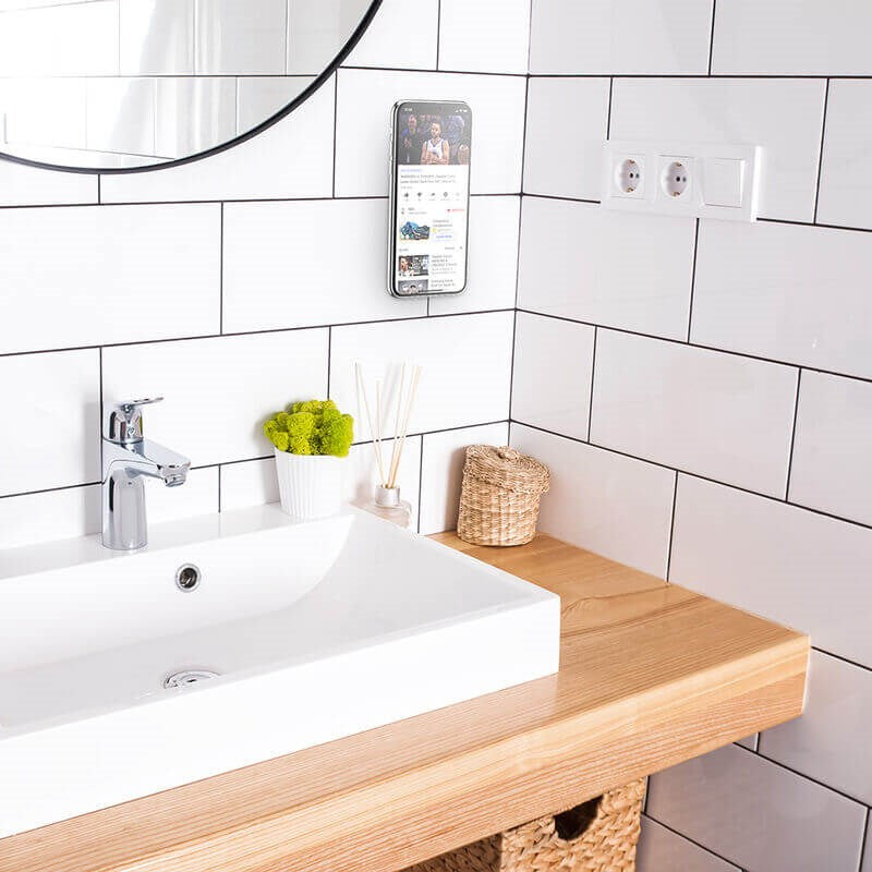 PopSockets PopMount 2 Multi-Surface - PopSocket Mobilholder - Svart