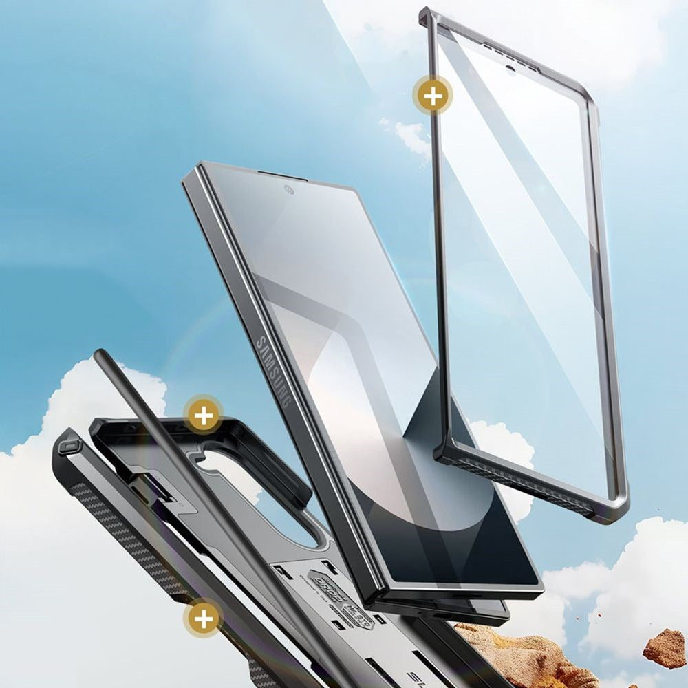 Samsung Galaxy Z Fold6 SUPCASE Unicorn Beetle Pro-deksel m. Skjermbeskytter svart