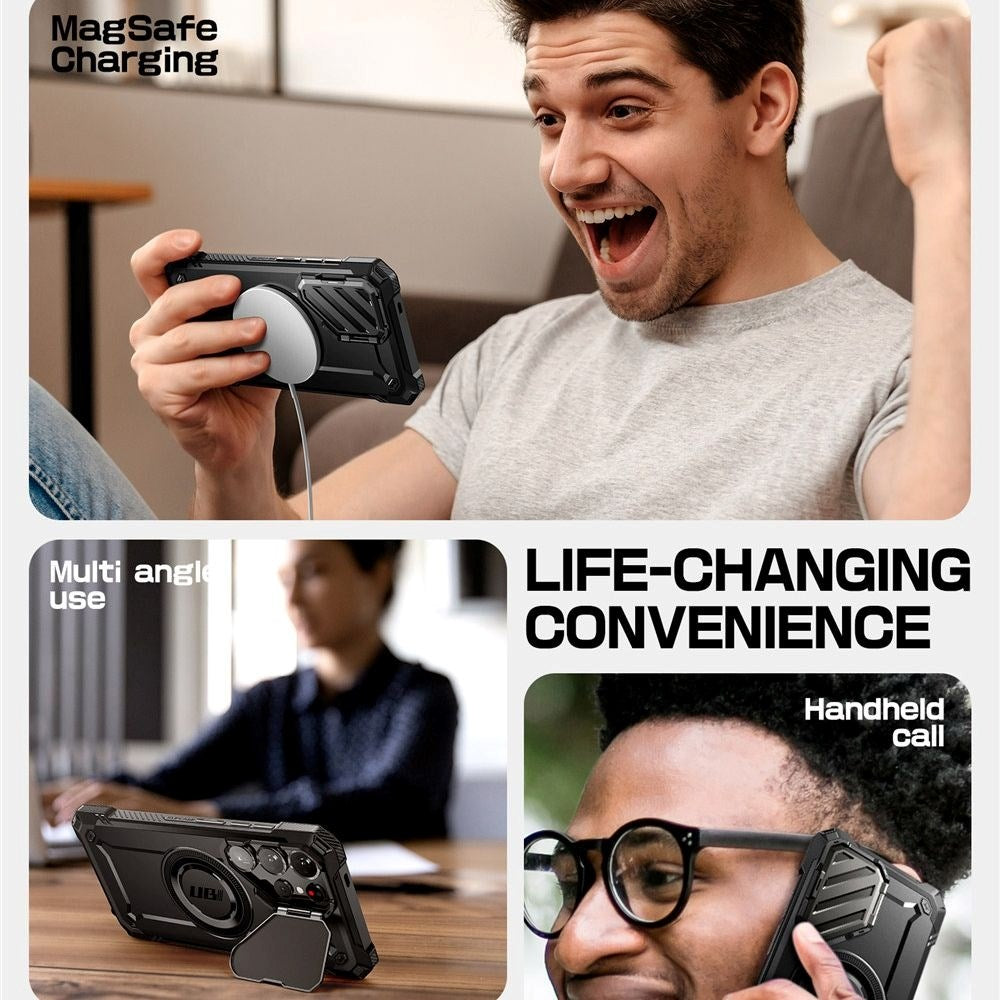 Samsung Galaxy S25 Ultra Supcase Unicorn Beetle XT Cover - MagSafe Kompatibel - Sort