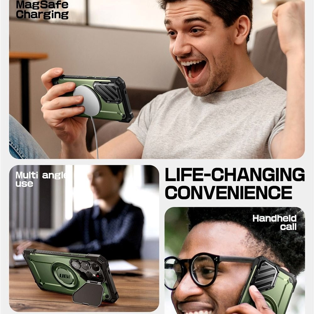 Samsung Galaxy S25 Ultra Supcase Unicorn Beetle XT Cover - MagSafe Kompatibel - Grøn