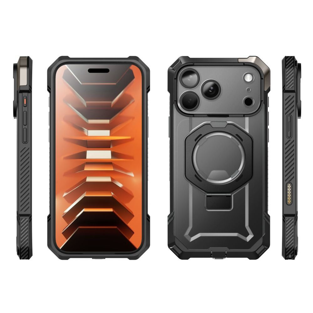 iPhone 18 Pro / 17 Pro Supcase UB Grip Mag Håndværker Cover - MagSafe Kompatibel - Sort