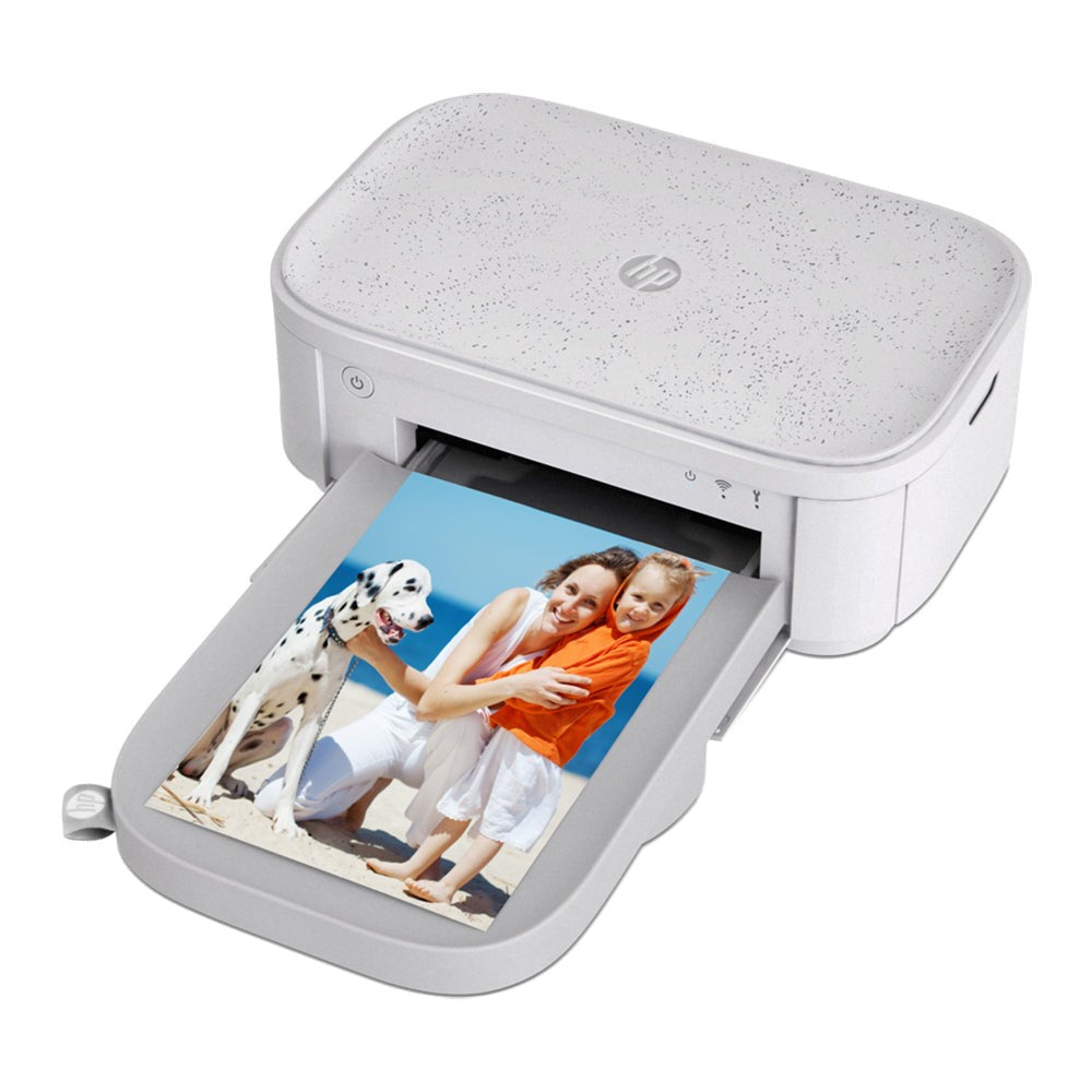 HP Sprocket Studio Plus mobil fotoskriver 10 x 15 cm m. Fotopapir og blekkpatron - Hvit