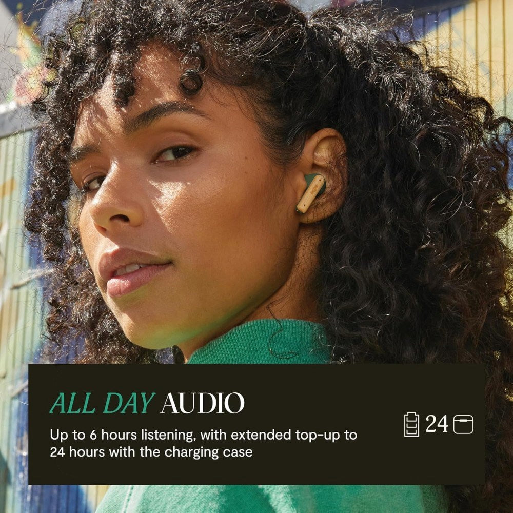 House of Marley Little Bird True Wireless Høretelefoner - In-Ear - Grøn