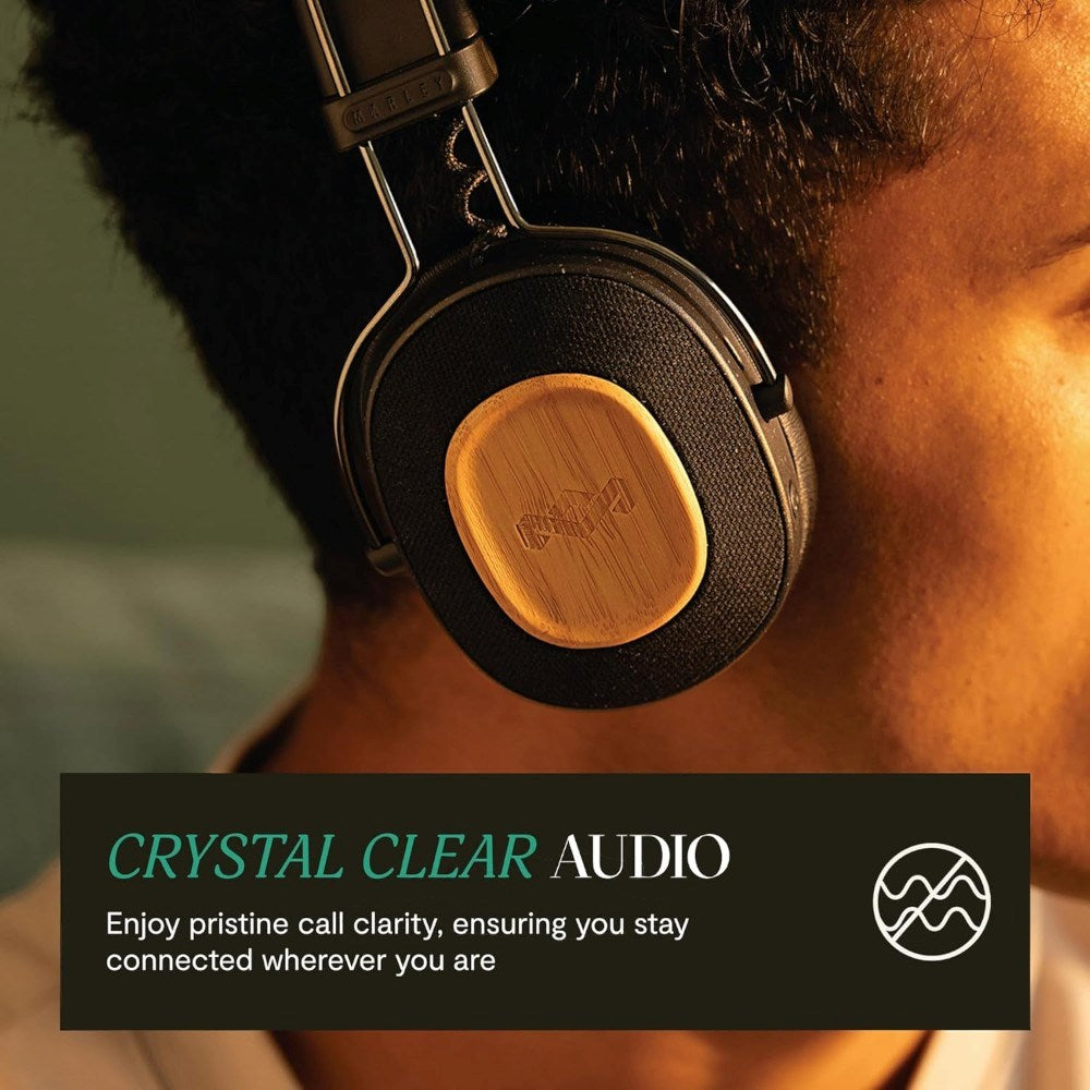 House of Marley Positive Vibration Riddim Høretelefoner - On-Ear - Sort