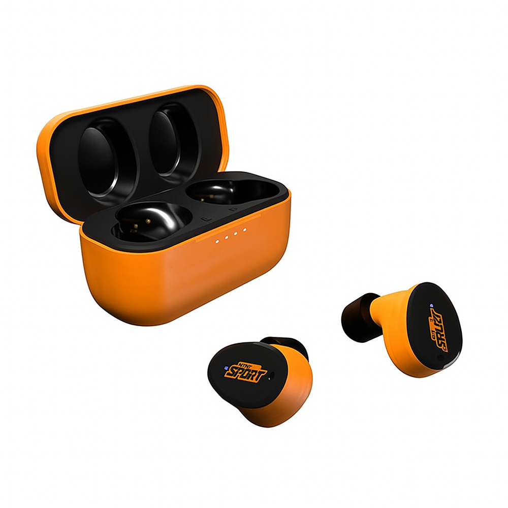 ISOTunes FREE Sport Caliber EN352 Bluetooth True Wireless Høreværn - Sort / Orange