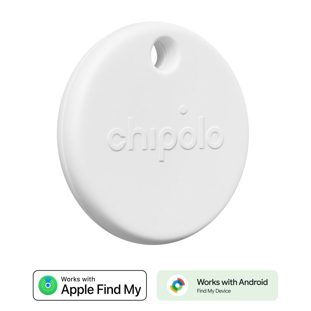 Chipolo POP - GPS Tracker - Apple Find My & Google's Find My Device - Hvid