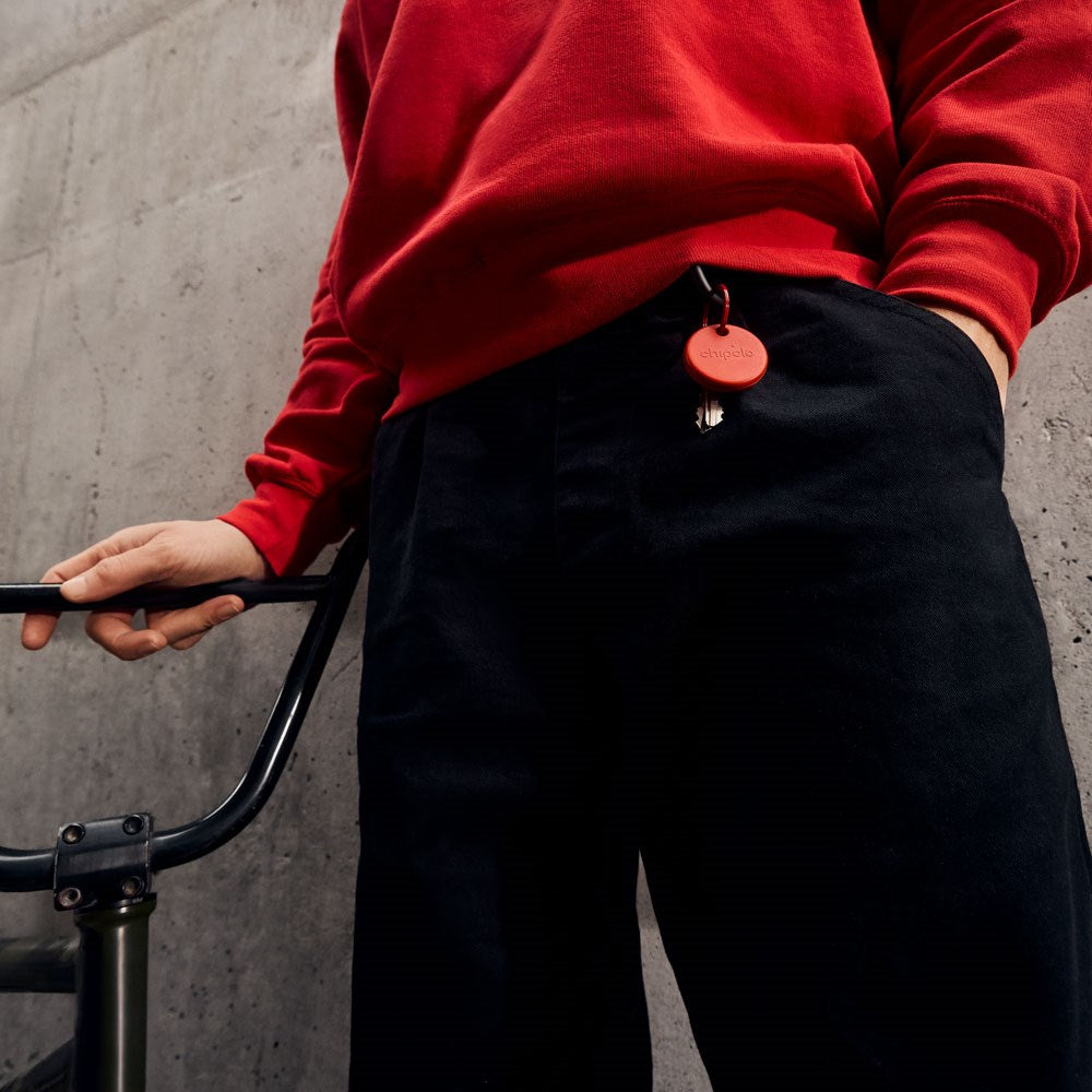 Chipolo POP - GPS Tracker - Apple Find My & Google's Find My Device - Rød