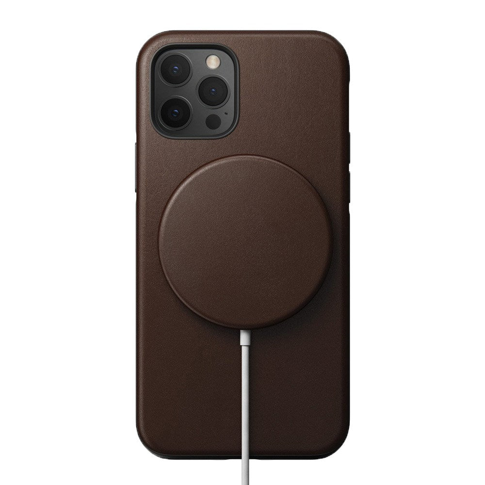 MagSafe Charger Nomad Horween Lærdeksel - Brun