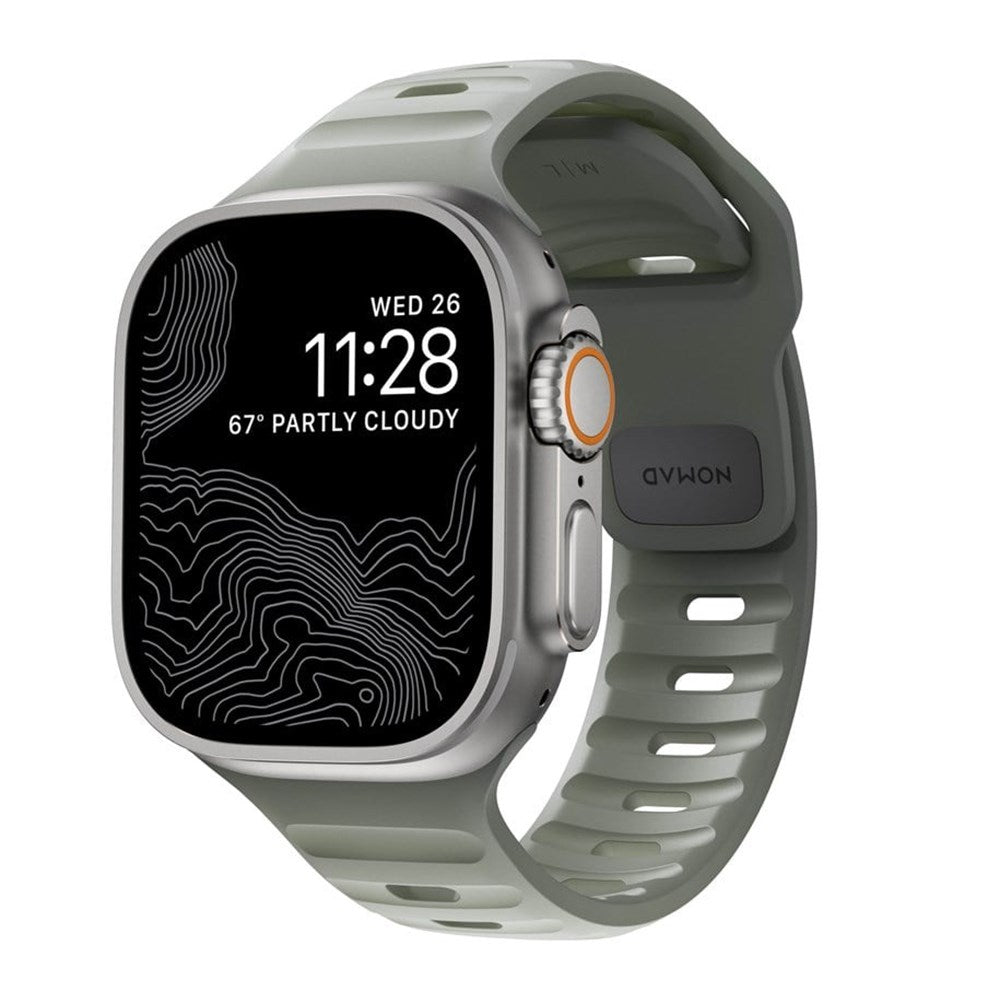 Nomad Apple Watch (42/44/SE/45/46/49 mm) Sport Band Strap - Coastal Rock
