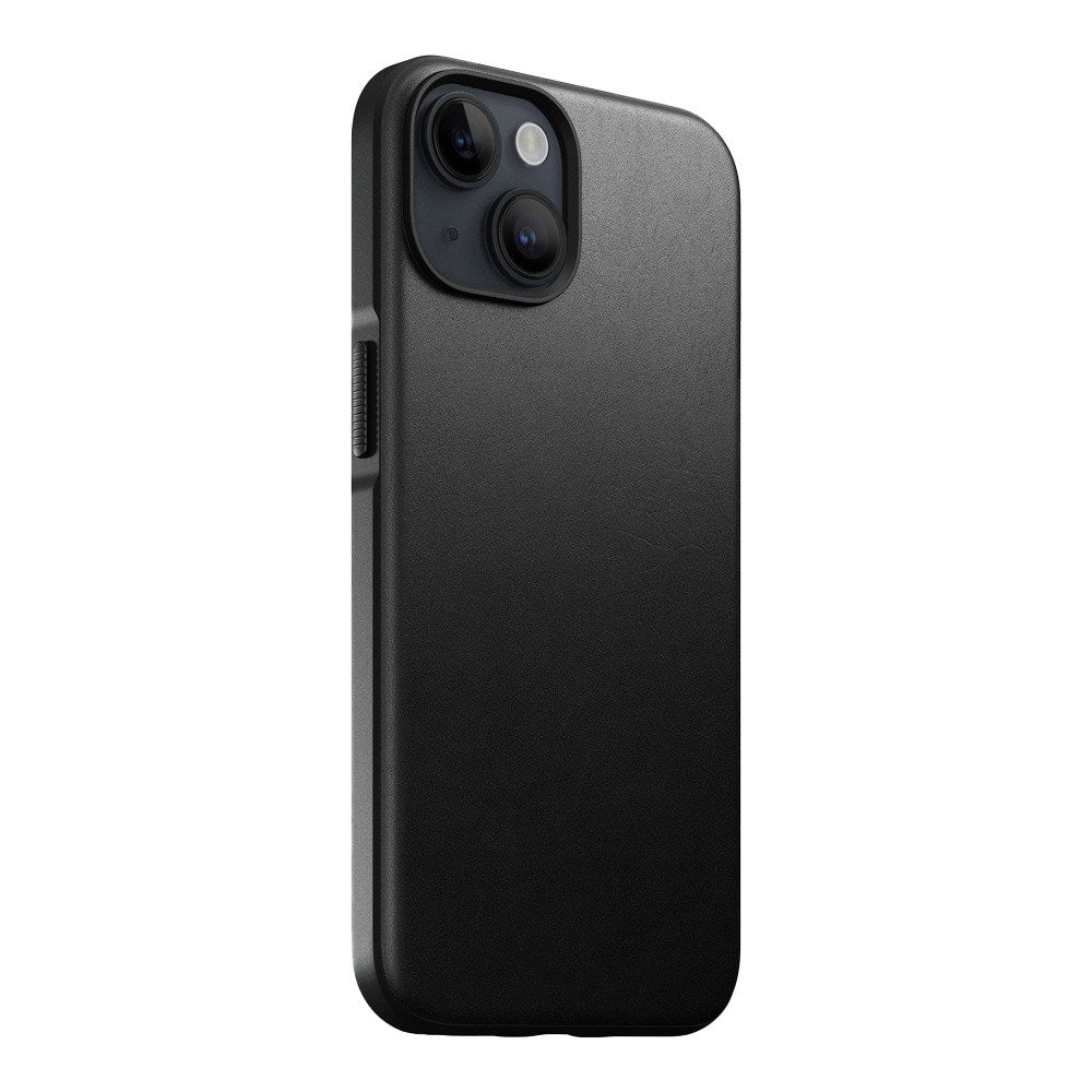 iPhone 14 Nomad Modern Leather Cover - MagSafe Kompatibel - Sort