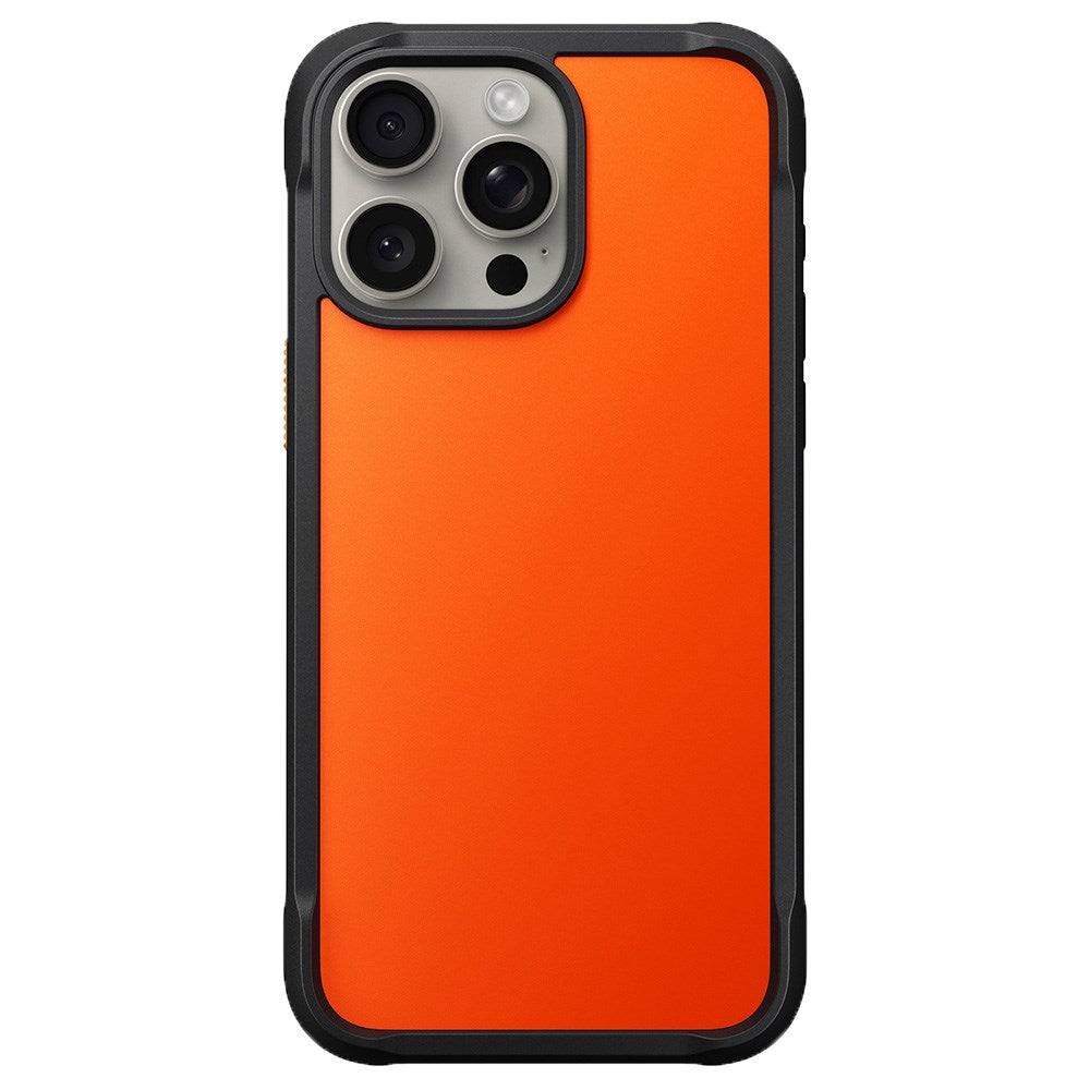 iPhone 15 Pro Max Nomad Rugged Cover - MagSafe Kompatibel - Orange