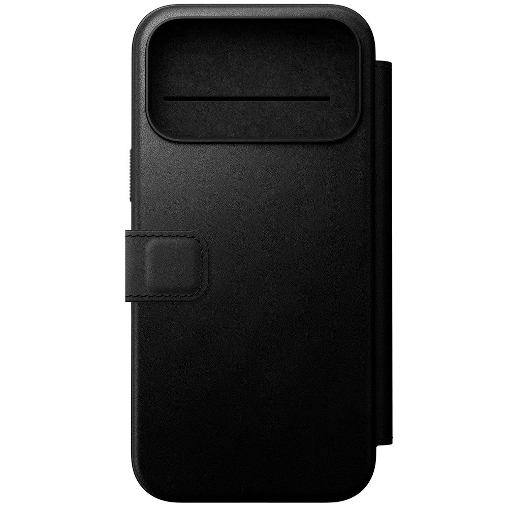 iPhone 17 Pro Max - Nomad Modern Leather Folio Cover - MagSafe Kompatibel - Black