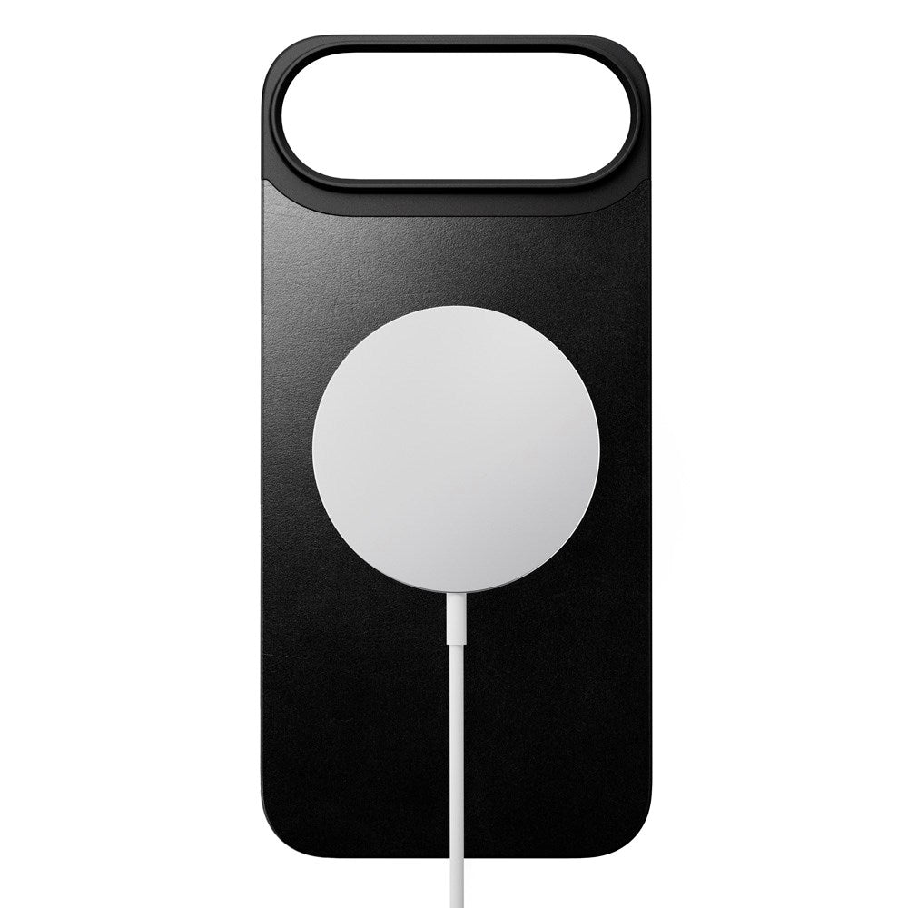 iPhone Air - Nomad Magnetic Horween Leather Back Cover - MagSafe Kompatibel - Black