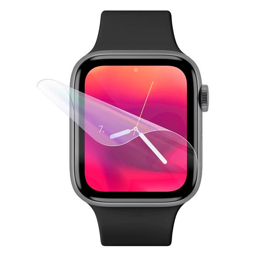 Fast Apple Watch (42 / 44mm) Invisible Screen Protector - 2 stk. - Gjennomsiktig