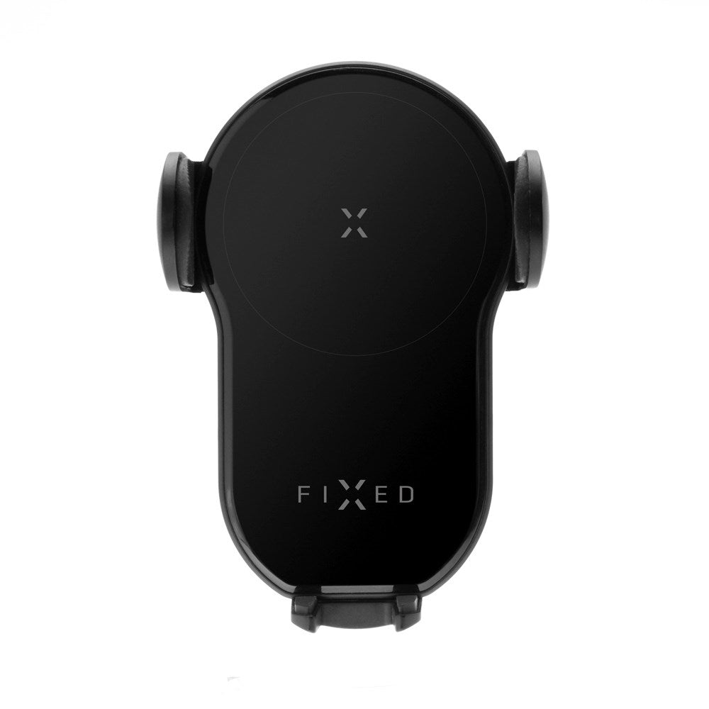 Fast Matic Mobilholder m. Trådløs lading 15W - Maks Mobil: 60 - 80mm - Sort