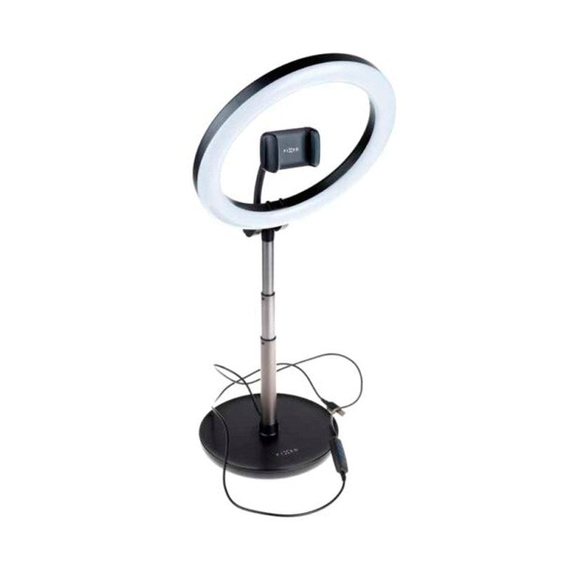 Fixed - LED Ring Light Tripod Mobilholder - Sort