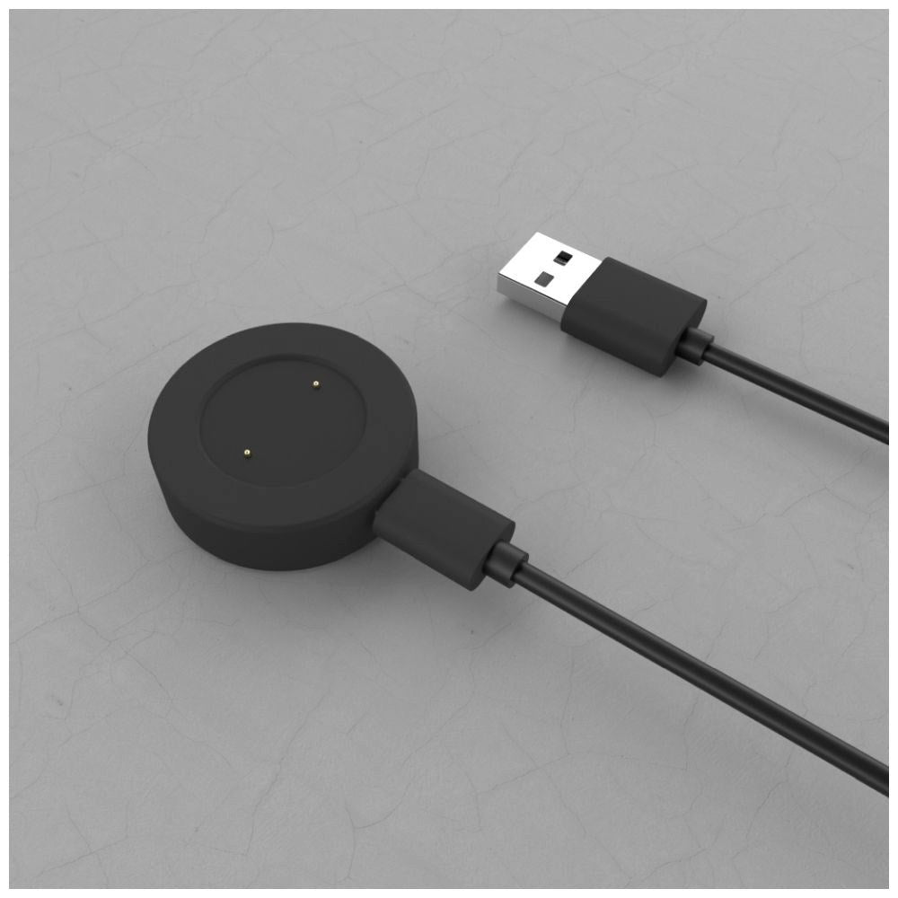 Fast USB-A ladekabel til Huawei Watch - Svart