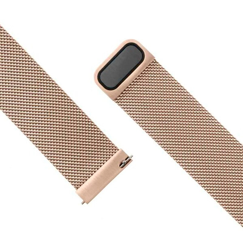 Fixed - Universal Smartwatch - Mesh Metal Rem - (20mm) - Rose Gold
