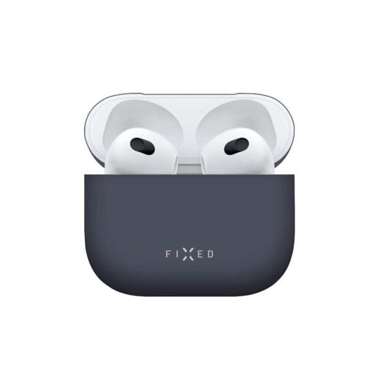 Fixed Silikone Cover - Apple AirPods (3. gen.) - Blå
